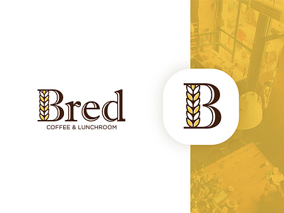 Final logo design for a coffee and lunchroom branding clean design icon identity illustration illustrator logo minimal typography
