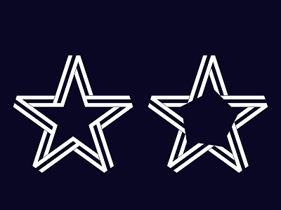 left or right? america five pointed ribbon star states united usa
