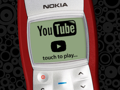 YouTube app on Nokia 1100 1100 android application nokia youtube
