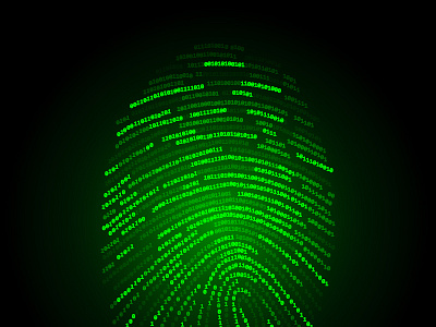 Binary fingerprint binary finger fingerprint green null one ones print zeros