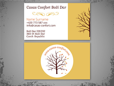 Bussines card for Casas Confort