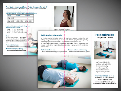 Brochure with information about Feldenkrais method