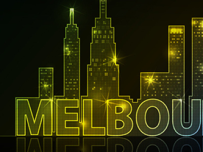 Melbourne architecture city flash lights melbourne plasma showusyourtype transparent typography