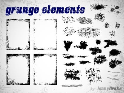 free grunge elements elements free grunge old retro style