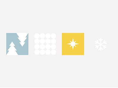 Awe & Wonder Social Media Assets christmas design flat design illustration illustrator minimal shape