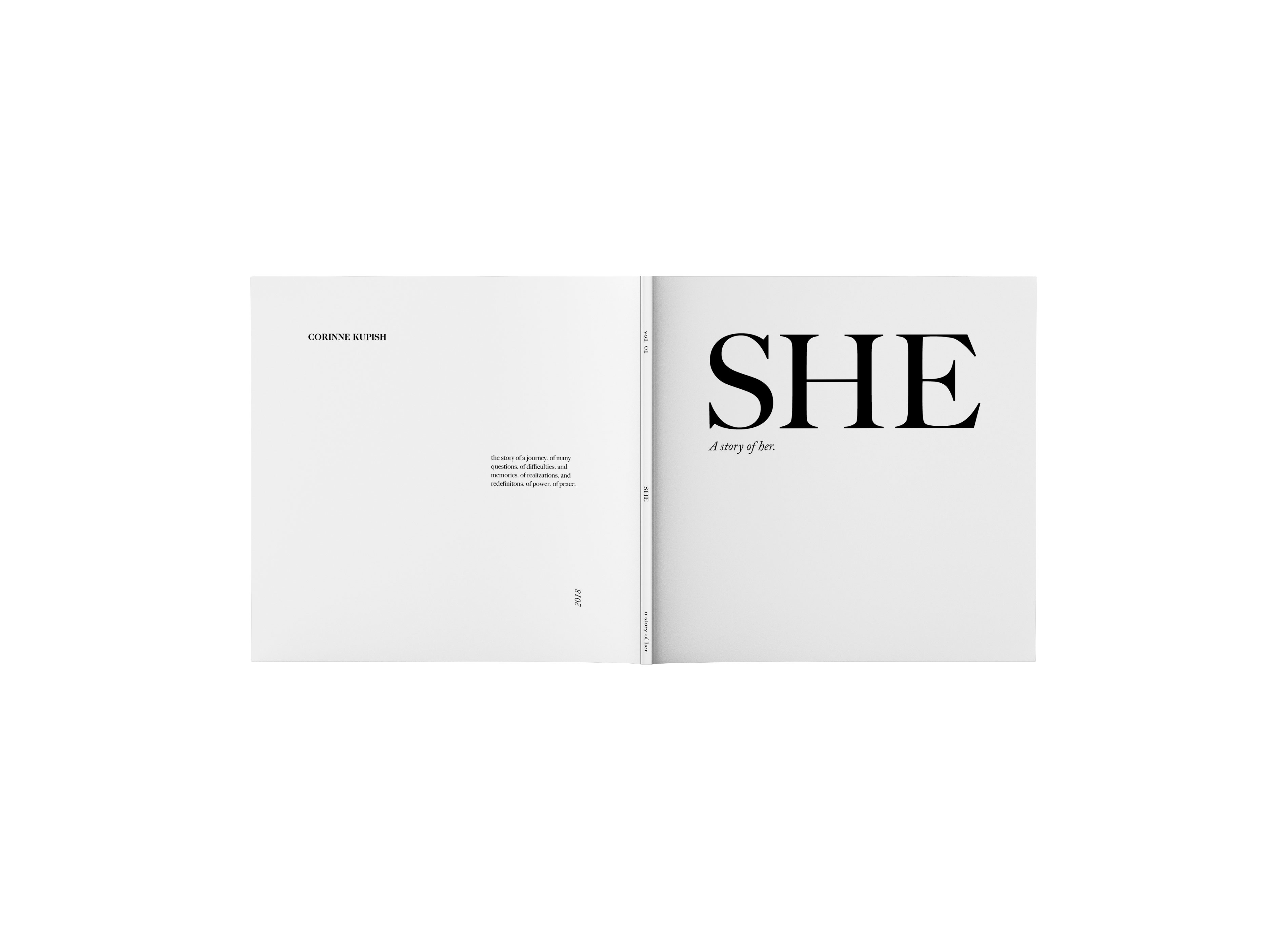 Minimal Book Cover By Corinne Kupish On Dribbble