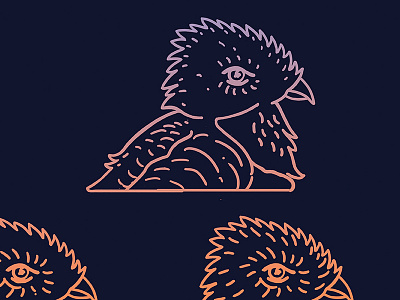 Quetzal bird coffee color design fun illustration illustrator linework photoshop quetzal roasting wip