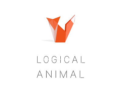 Logical Animal Logo animal design logical logo typography