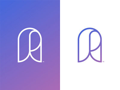 R + Face branding design icon identity logo logotype mark symbol type typography