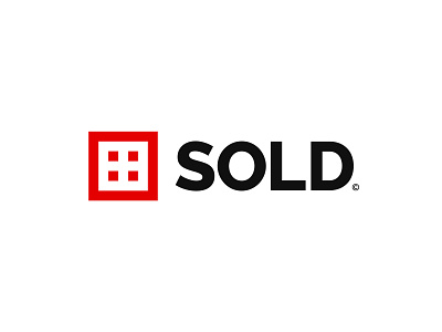SOLD agency branding design icon identity logo logotype mark minimalism property static symbol vector