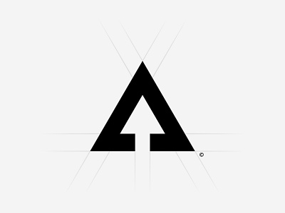 A / Arrow branding design icon identity logo logotype mark minimalism symbol vector