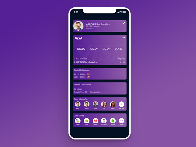 Credit Card mobile ui ui ux