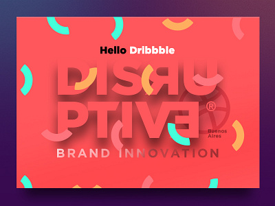 Hello Dribbble! brand strategy branding disruptive illustration logo packaging ui ux web