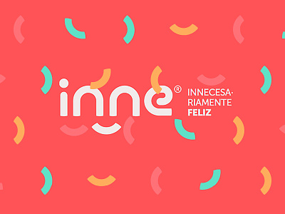 Proyecto de branding para Inne - Innecesariamente Feliz. brand identity brand strategy branding disruptive logo print social brand ui ux web