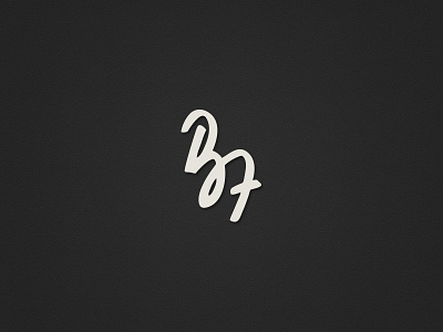 BZ handdrawn logo signature