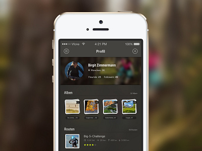 Profile app ios7 iphone outdoor