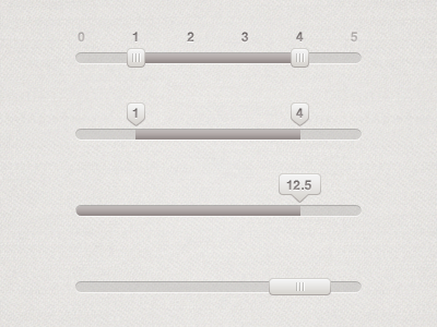 Ui Sliders 3d form psd sliders ui website