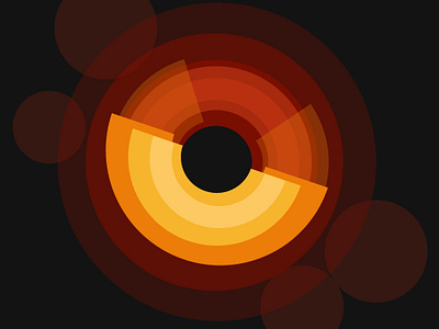 Finally captured a black hole! black hole clean design icon illustration logo vector