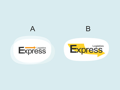 Express Logistics a or b brand branding clean design express illustration logistics logo site vector