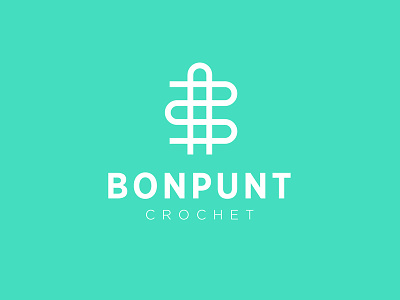 Bonpunt Brand brand branding crochet iso logo design naming