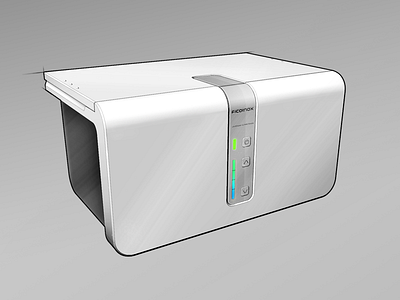 Ultrasonic washing machine 2d concept design product design render sketch ux