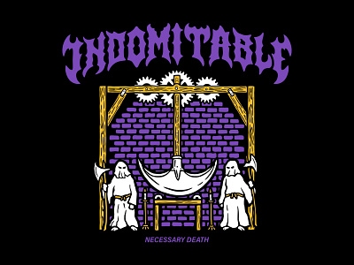 Indomitable Co. - Pendulum branding death metal edgy illustration pendulum shirt design streetwear