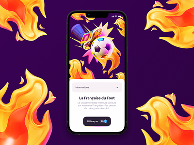 Omada Challenges ⚽️ 3d branding challenges figma ios mobile