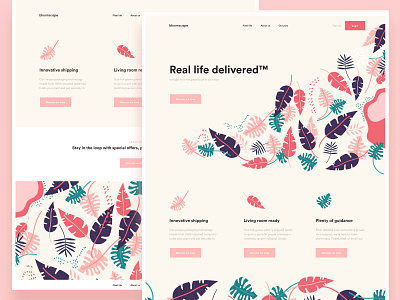 Bloomscape by Simon Frouz on Dribbble