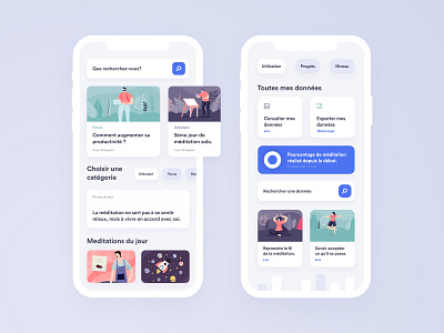 Health App clean minimal template conceptual design cooper cooper data cloud graph graphic search health care app illustration mobile android ios tab