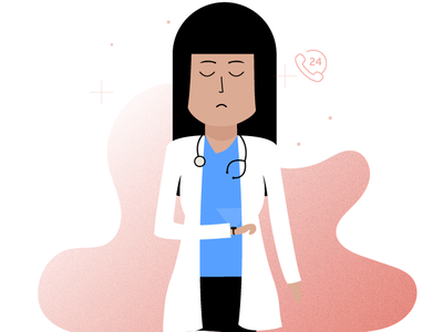 Médico - Nivel de urgencia 1doc3 adobe design doctor healtcare health care illustation illustration illustrator medical care practice process scketch web woman woman illustration