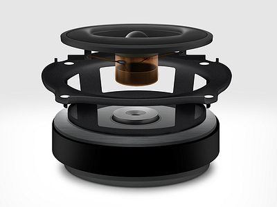 Magnetic Fluid Speaker illustration product design