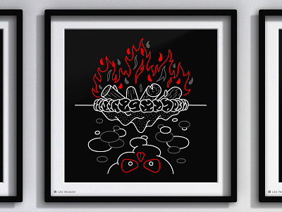 • Tenebrism - 5 Ash • 🔥💀 ash bonfire burning campfire digitalart drawing enchanted fire flame illustraion inktober inktober2019 line art lineart magic magical mystical skull smoke witchy