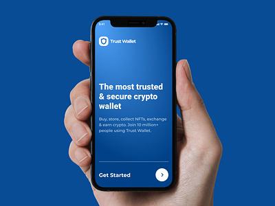 Redesigning the Trust Wallet App adobe xd app crypto tradign ui ux wallet web
