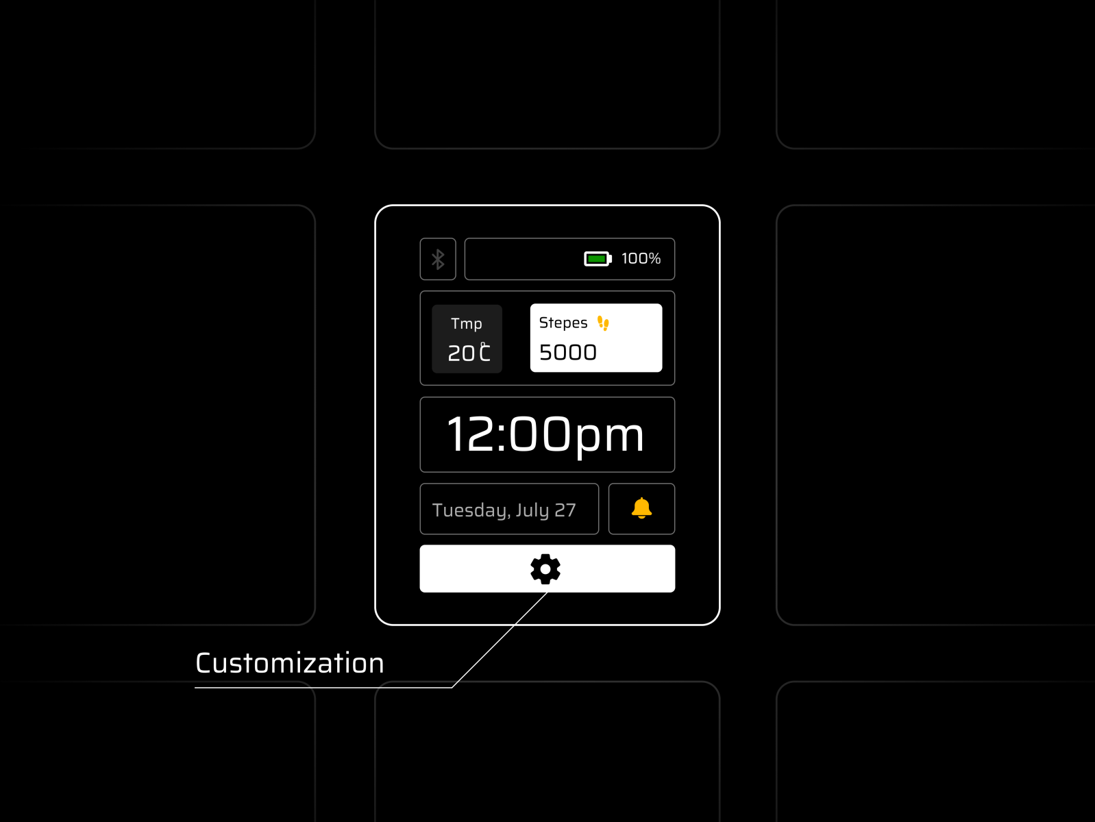 Simple Watch Face by Mohamed Sadiq on Dribbble