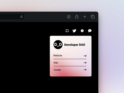 Developer Dao FM ( info menu )