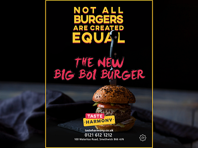 Burger Launch Poster branding concept food food illustration poster