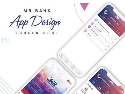 Mb bank app app illustration thiết kế ui ui design xây dựng thương hiệu