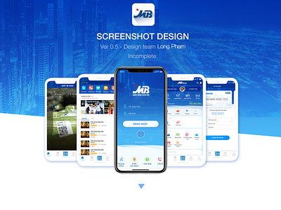 app Mbbank vẻr 0.5 branding design ui xây dựng thương hiệu