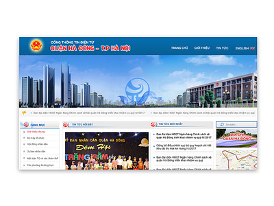 cổng thông tin điện tử Hà Đông website xây dựng thương hiệu