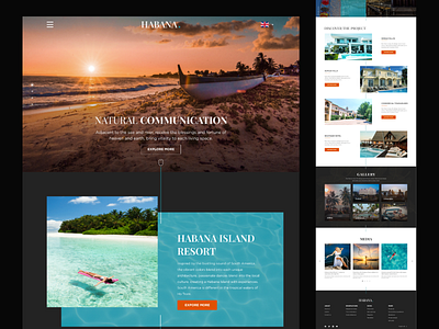 UI Concept | Habana Resort Microsite