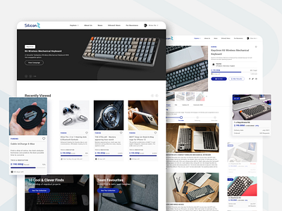 UI Concept | SiliconZ Preorder Product website design ui ux web website