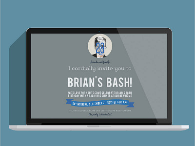 Birthday Bash Website 12 columns clean responsive website