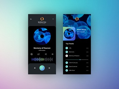 Daily UI Design 01 app design music ui ux