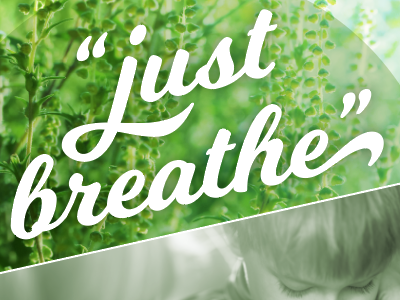 Pediatric Respiratory Distress Display Campaign color of the year greenery pantone ragweed typography
