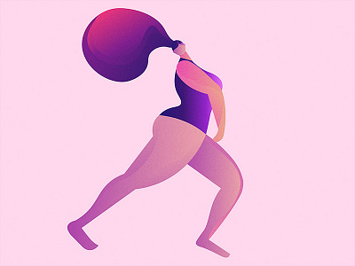 dancing exercise illustrations 插图