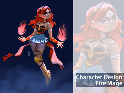 Fire Mage Character