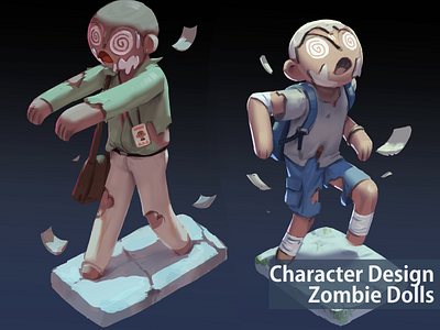 Zombie Doll Character Design