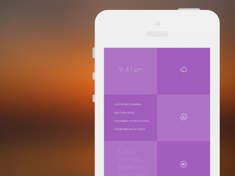 Morning dashboard app prototype dashboard stats ui flat iphone app icons morning