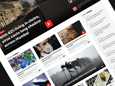 New Web Site design design concept design thinking news app news website product design redesign ui ui design ux ux design visual design