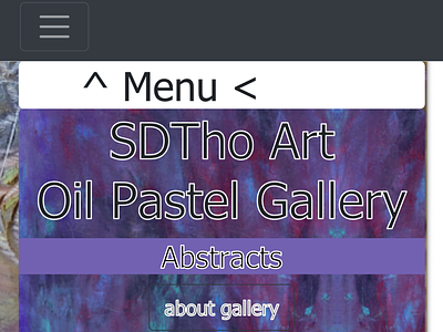 Oil Pastels Abstract Art Gallery BootStrap4 PopUp - HTML5 , CSS3